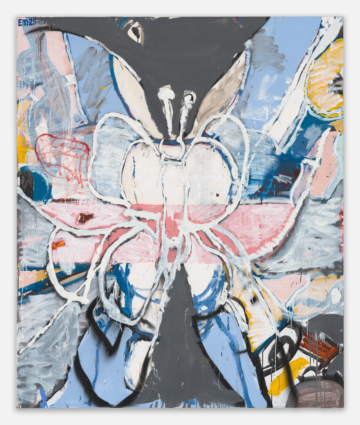 Eddie Martinez, Bufly No. 41 (Grey Nature), 2025, photo: JSP Art Photography