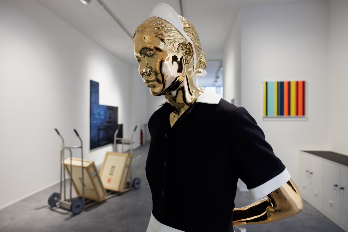 Installation view: Elmgreen & Dragset. Handle with Care, Sammlung Goetz, Munich, 2025, photo: Thomas Dashuber