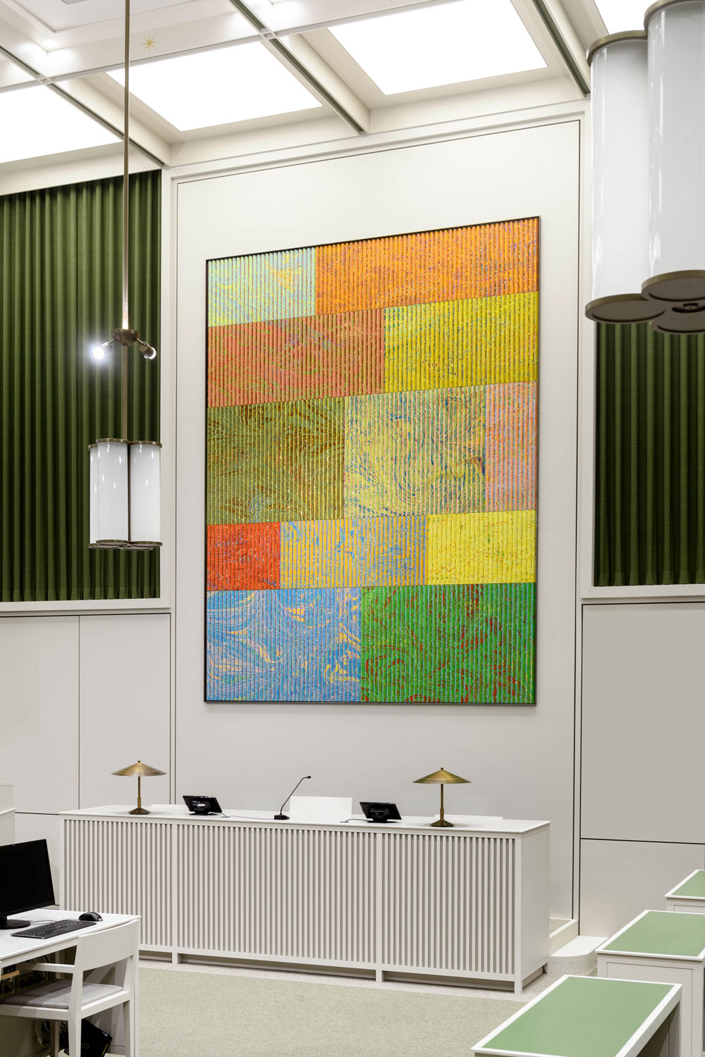 Installation view: Eerste Kamer der Staten-Generaal, The Hague, 2021, photo: Mike Bink, courtesy of the artist