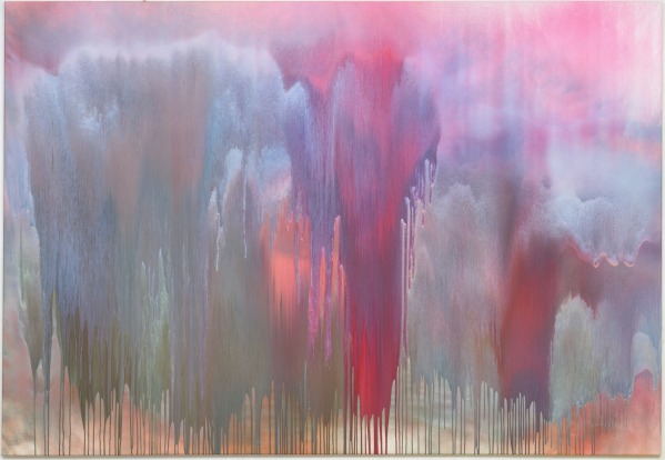 Katharina Grosse, o. T., 2000 © The Scharf Collection, photo: Olaf Bergmann / VG Bild-Kunst